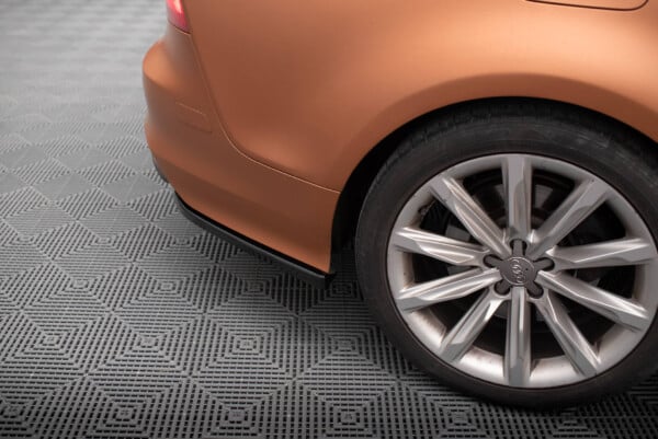 MAXTON DESIGN - Bočné difúzory zadného nárazníka, AUDI A7 C7, Čierny lesk – Obrázok 4