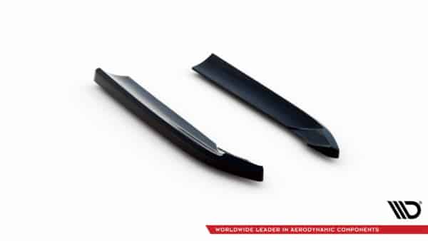 MAXTON DESIGN - Bočné difúzory zadného nárazníka, AUDI A7 C7, Čierny lesk – Obrázok 5