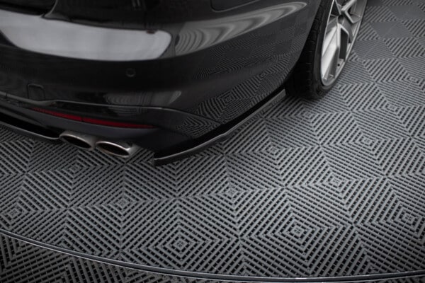 MAXTON DESIGN - Bočné difúzory zadného nárazníka AUDI S4 B9 FACELIFT, Čierny lesk – Obrázok 3