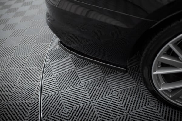 MAXTON DESIGN - Bočné difúzory zadného nárazníka AUDI S4 B9 FACELIFT, Čierny lesk – Obrázok 4