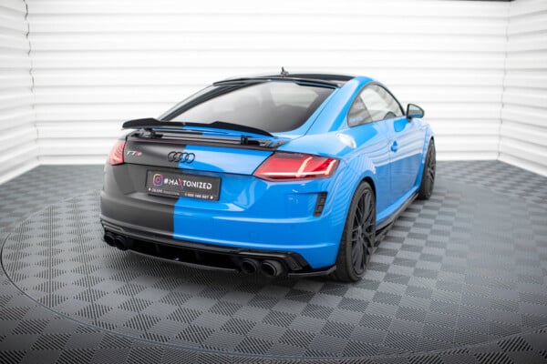 MAXTON DESIGN - Bočné difúzory zadného nárazníka AUDI TT S 8S FACELIFT, Čierny lesk – Obrázok 2