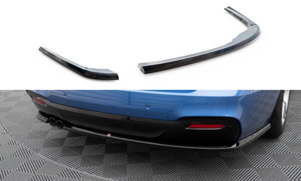 MAXTON DESIGN - Spoiler pod zadný nárazník , vhodné pre BMW 3 GT M-PACK F34 , Čierny lesk
