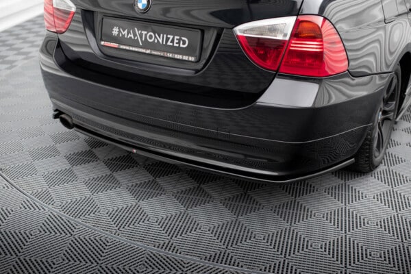 MAXTON DESIGN - Spoiler pod zadný nárazník, vhodné pre BMW 3 TOURING E91, Čierny lesk – Obrázok 3