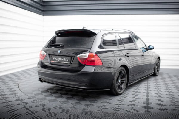 MAXTON DESIGN - Spoiler pod zadný nárazník, vhodné pre BMW 3 TOURING E91, Čierny lesk – Obrázok 5