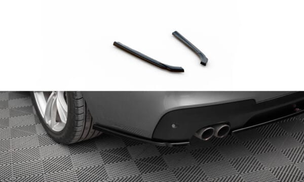 MAXTON DESIGN - Bočné difúzory zadného nárazníka vhodné pre BMW 5 GT M-PACK F07, Čierny lesk
