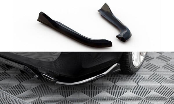 MAXTON DESIGN - Bočné spojlere pod zadný nárazník ,CHRYSLER 300 MK2, Čierny lesk