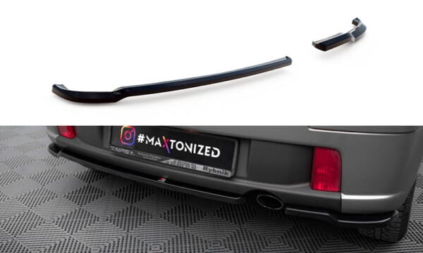MAXTON DESIGN - Spoiler pod zadný nárazník , TOYOTA YARIS T-SPORT MK1 FACELIFT , Čierny lesk