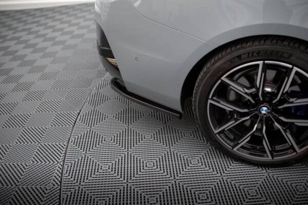 MAXTON DESIGN - Bočné difúzory zadného nárazníka V.1 vhodné pre BMW M440I GRAN COUPE G26, Čierny lesk – Obrázok 4