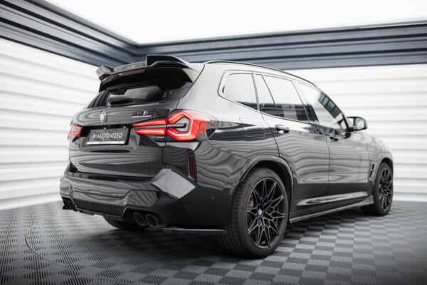 MAXTON DESIGN -Bočné spojlere zadného nárazníka ,vhodné pre BMW X3 M F97 FACELIFT, Čierny lesk – Obrázok 4