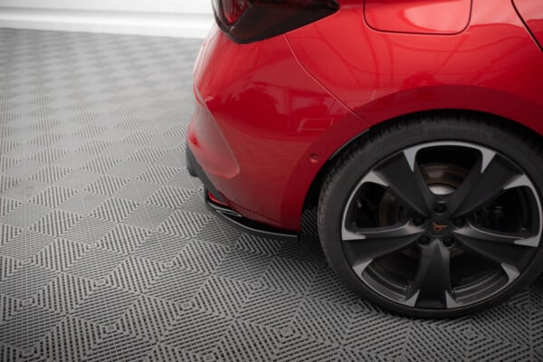 MAXTON DESIGN - Bočné splitre zadného nárazníka, CUPRA LEON HATCHBACK MK1, Čierny lesk – Obrázok 4