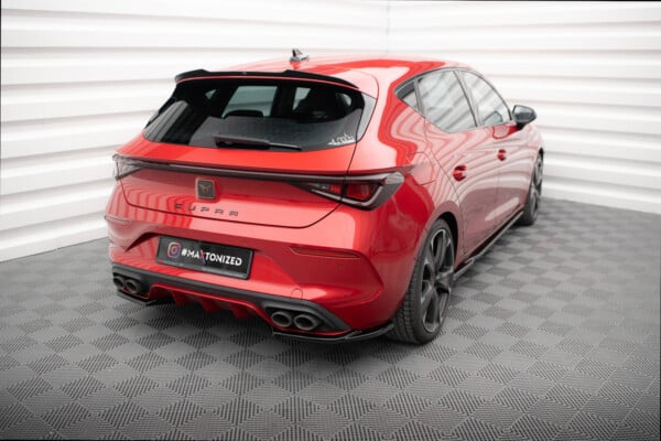 MAXTON DESIGN - Bočné splitre zadného nárazníka, CUPRA LEON HATCHBACK MK1, Čierny lesk – Obrázok 5
