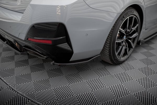 MAXTON DESIGN - Bočné difúzory zadného nárazníka V.2 vhodné pre BMW M440I GRAN COUPE G26, Čierny lesk – Obrázok 2