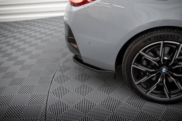 MAXTON DESIGN - Bočné difúzory zadného nárazníka V.2 vhodné pre BMW M440I GRAN COUPE G26, Čierny lesk – Obrázok 4