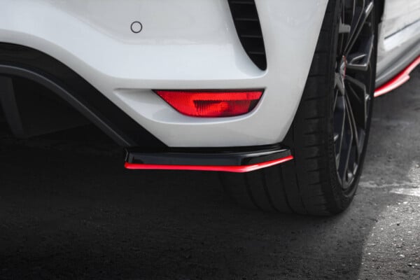 MAXTON DESIGN - Bočné difúzory zadného nárazníka V.2 RENAULT MEGANE RS MK4, Čierny lesk – Obrázok 4