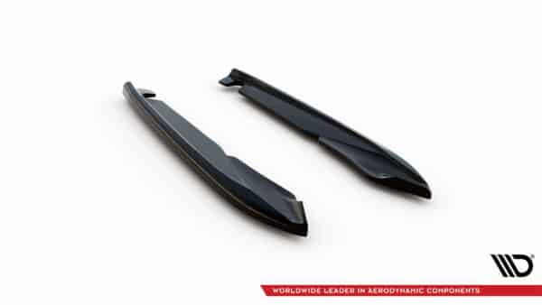 MAXTON DESIGN - Bočné spojlere zadného nárazníka V.2, SEAT LEON CUPRA SPORTSTOURER MK3, Čierny lesk – Obrázok 4