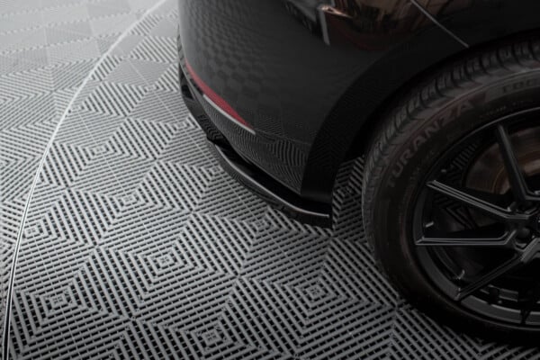 MAXTON DESIGN - Bočné spojlere zadného nárazníka, SEAT LEON MK3 FACELIFT, Čierny lesk – Obrázok 5