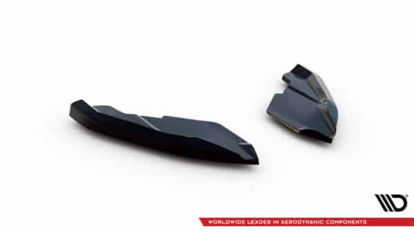 MAXTON DESIGN - Bočné spojlere zadného nárazníka, SEAT LEON MK3 FACELIFT, Čierny lesk – Obrázok 2