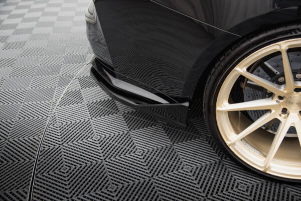 MAXTON DESIGN - Bočné difúzory zadného nárazníka V.4, vhodné pre BMW M4 G82, Čierny lesk – Obrázok 4