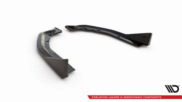 MAXTON DESIGN - Bočné difúzory zadného nárazníka V.4, vhodné pre BMW M4 G82, Čierny lesk – Obrázok 6