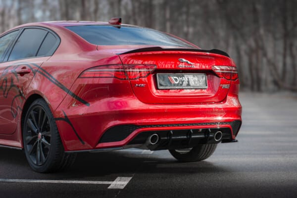 MAXTON DESIGN - Difúzor zadného nárazníka JAGUAR XE R-DYNAMIC X760 FACELIFT, Čierny lesk – Obrázok 2