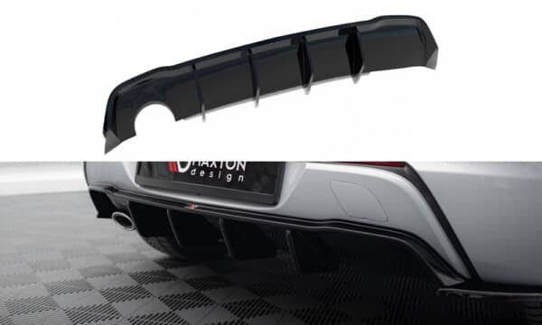 MAXTON DESIGN - Difúzor zadného nárazníka OPEL ASTRA GTC OPC-LINE J, Čierny lesk