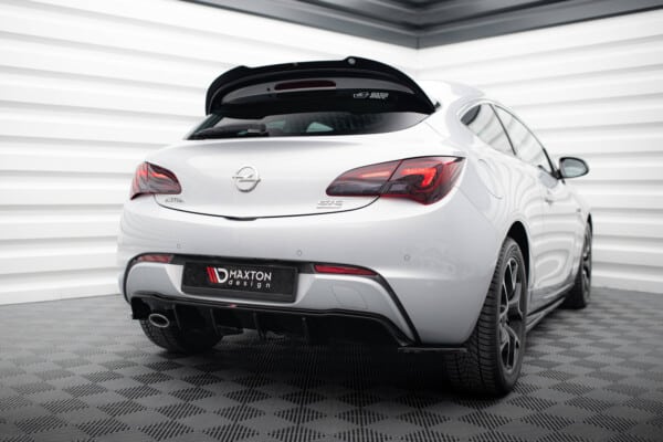 MAXTON DESIGN - Difúzor zadného nárazníka OPEL ASTRA GTC OPC-LINE J, Čierny lesk – Obrázok 3