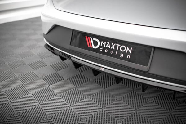 MAXTON DESIGN - Difúzor zadného nárazníka, SEAT LEON CUPRA SPORTSTOURER MK3, Čierny lesk – Obrázok 3