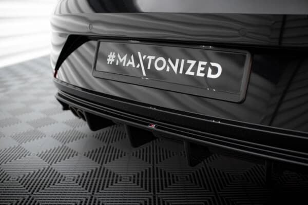 MAXTON DESIGN - Difúzor zadného nárazníka, SEAT LEON MK3 FACELIFT, Čierny lesk – Obrázok 4