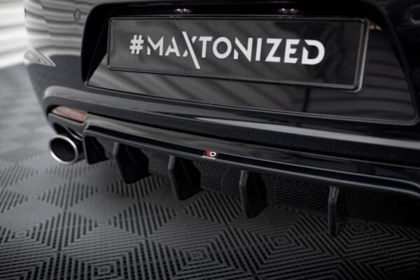 MAXTON DESIGN - Difúzor zadného nárazníka , VOLKSWAGEN SCIROCCO R MK3, Čierny lesk – Obrázok 4