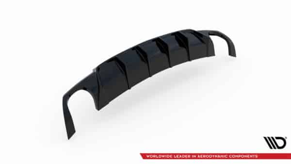MAXTON DESIGN - Difúzor zadného nárazníka , VOLKSWAGEN SCIROCCO R MK3, Čierny lesk – Obrázok 6