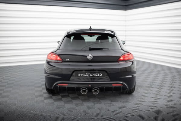 MAXTON DESIGN - Difúzor zadného nárazníka ,VOLKSWAGEN SCIROCCO R MK3, Čierny lesk – Obrázok 2
