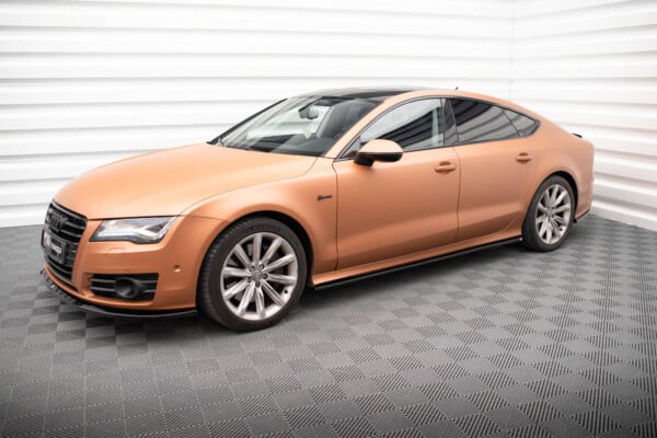 MAXTON DESIGN - Lišty pod bočné prahy, AUDI A7 C7, Čierny lesk – Obrázok 3