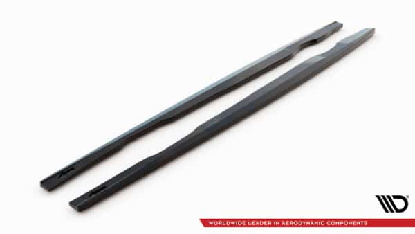 MAXTON DESIGN - Lišty pod bočné prahy AUDI A7 S-LINE C7, Čierny lesk – Obrázok 5