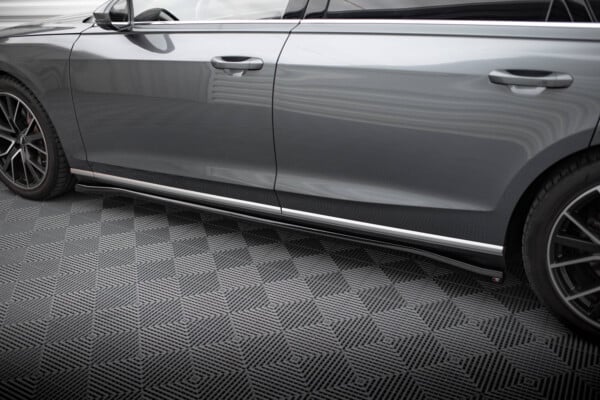 MAXTON DESIGN - Lišty pod bočné prahy AUDI A8 D5,Čierny lesk – Obrázok 3