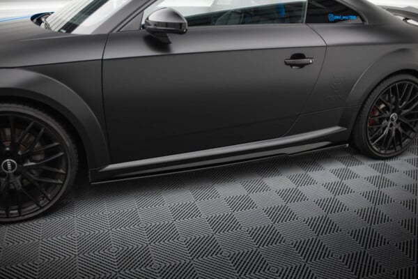 MAXTON DESIGN - Lišty pod bočné prahy , AUDI TT S 8S FACELIFT, Čierny lesk – Obrázok 3