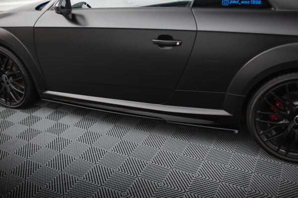 MAXTON DESIGN - Lišty pod bočné prahy , AUDI TT S 8S FACELIFT, Čierny lesk – Obrázok 4