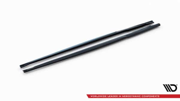 MAXTON DESIGN - Lišty pod bočné prahy , AUDI TT S 8S FACELIFT, Čierny lesk – Obrázok 5