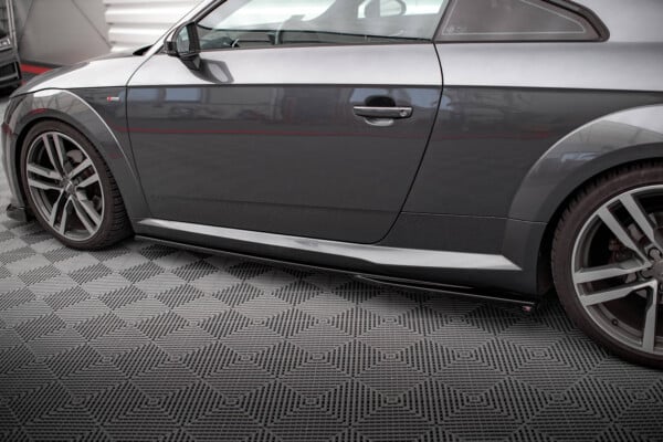 MAXTON DESIGN - Lišty pod bočné prahy AUDI TT S-LINE 8S, Čierny lesk – Obrázok 3