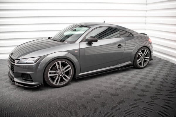 MAXTON DESIGN - Lišty pod bočné prahy AUDI TT S-LINE 8S, Čierny lesk – Obrázok 4