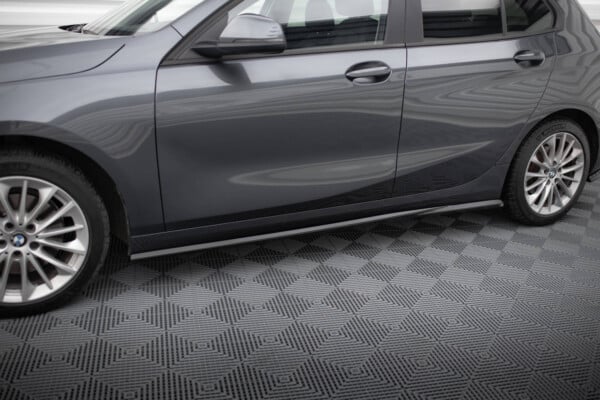 MAXTON DESIGN - Lišty pod bočné prahy vhodné pre BMW 1 F40 ,Čierny lesk – Obrázok 3