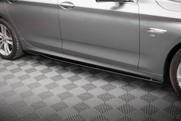 MAXTON DESIGN - Lišty pod bočné prahy vhodné pre BMW 5 GT M-PACK F07, Čierny lesk – Obrázok 3