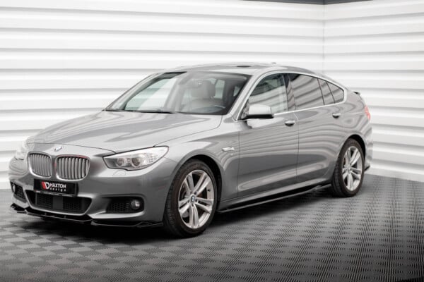 MAXTON DESIGN - Lišty pod bočné prahy vhodné pre BMW 5 GT M-PACK F07, Čierny lesk – Obrázok 4