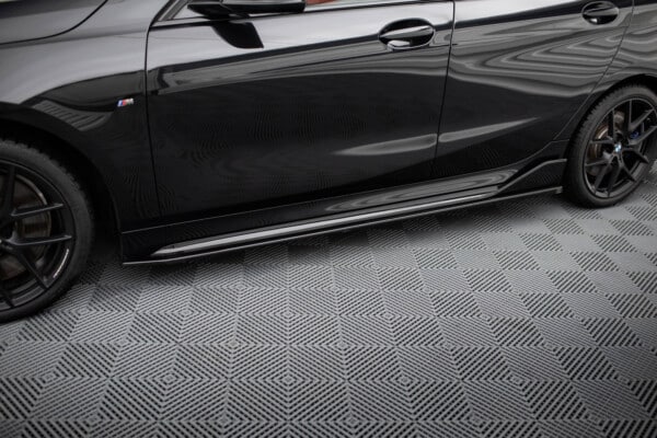 MAXTON DESIGN - Lišty pod bočné prahy, vhodné pre BMW M135I M-PERFORMANCE F40, Čierny lesk – Obrázok 4
