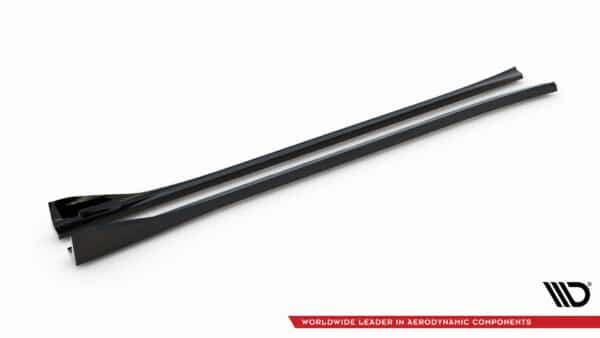 MAXTON DESIGN - Lišty pod bočné prahy  ,vhodné pre BMW X3 M F97 FACELIFT, Čierny lesk – Obrázok 6