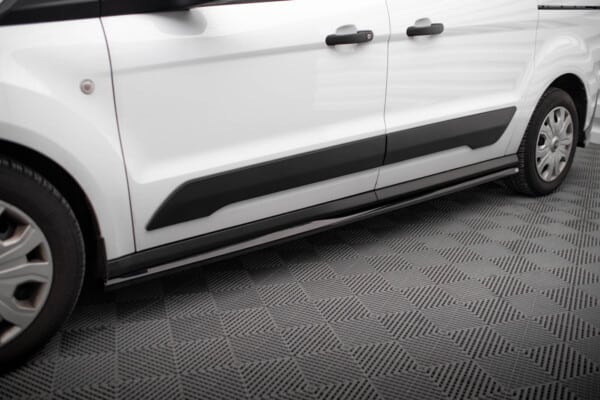 MAXTON DESIGN - Lišty pod bočné prahy FORD TRANSIT CONNECT MK2 FACELIFT, Čierny lesk – Obrázok 3