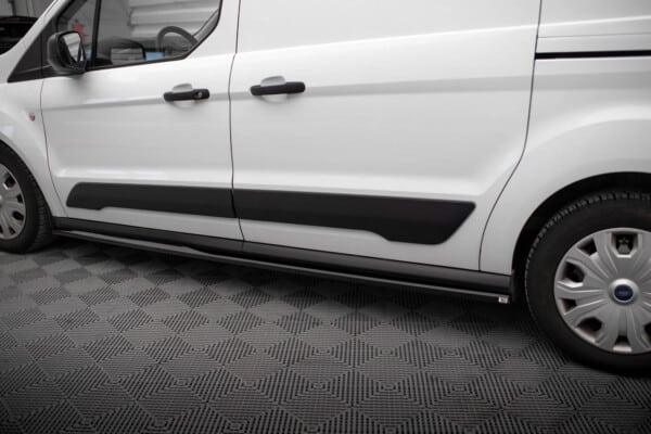 MAXTON DESIGN - Lišty pod bočné prahy FORD TRANSIT CONNECT MK2 FACELIFT, Čierny lesk – Obrázok 4