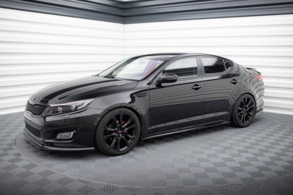 MAXTON DESIGN - Lišty pod bočné prahy, KIA OPTIMA MK3, Čierny lesk – Obrázok 5