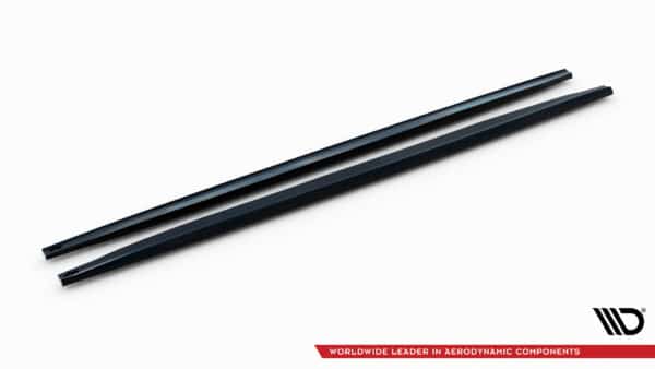 MAXTON DESIGN - Lišty pod bočné prahy, KIA OPTIMA MK3, Čierny lesk – Obrázok 2