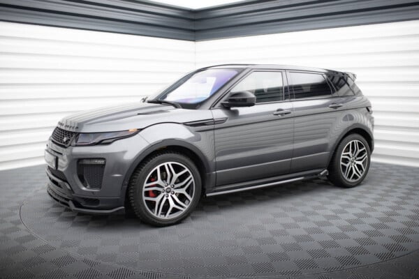 MAXTON DESIGN - Lišty pod bočné prahy, LAND ROVER RANGE ROVER EVOQUE HSE DYNAMIC MK1 FACELIFT, Čierny lesk – Obrázok 3