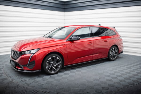 MAXTON DESIGN - Lišty pod bočné prahy PEUGEOT 308 SW MK3 ,Čierny lesk – Obrázok 2